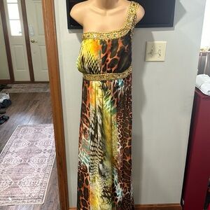 Goddess Animal Print Dress